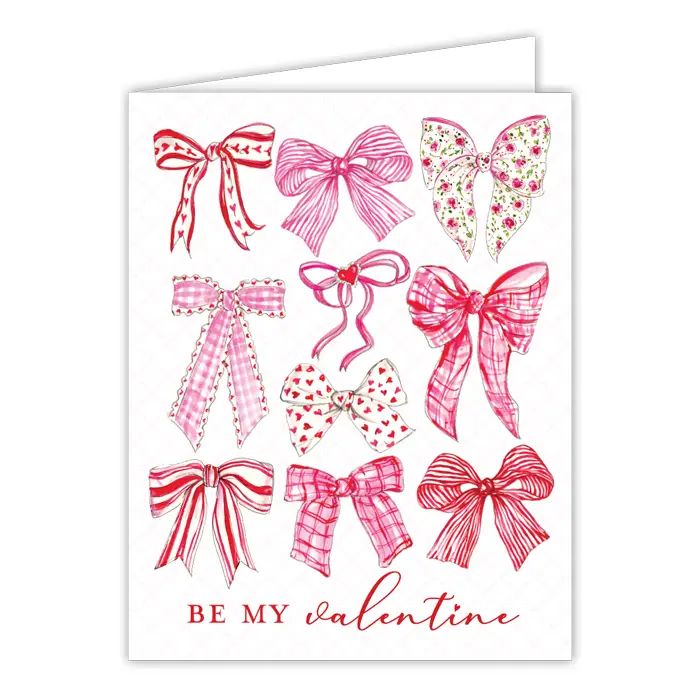 Bow Valentine Greeting Card