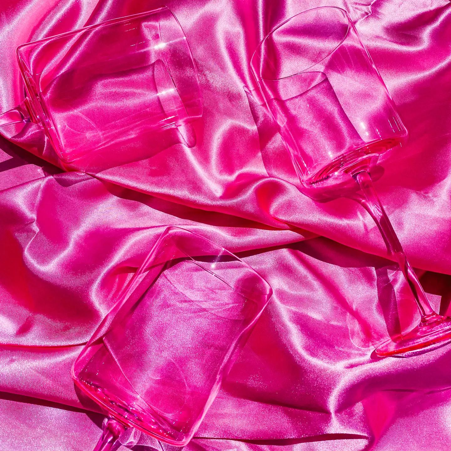 Light Pink Wine Glass