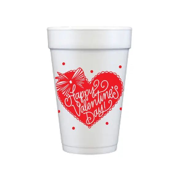 Valentine's Day Styrofoam Cups