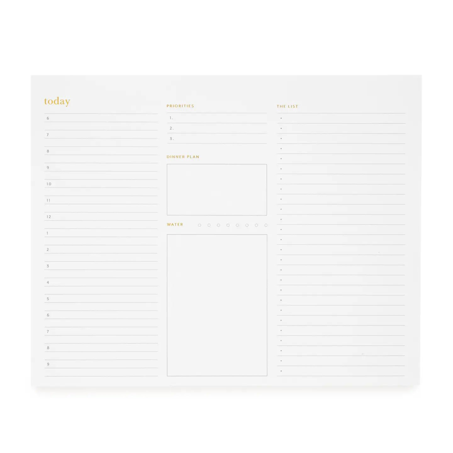 The Daily Planning Pad