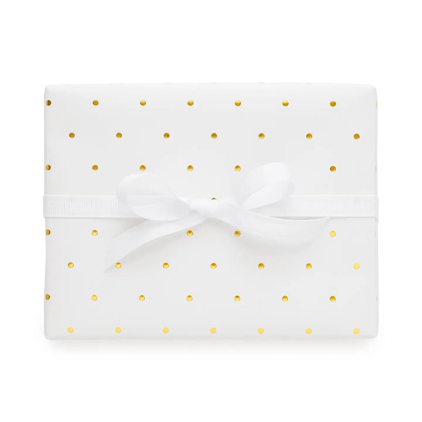 Gold Dot Gift Wrap