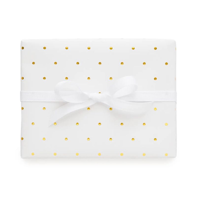 Gold Dot Gift Wrap