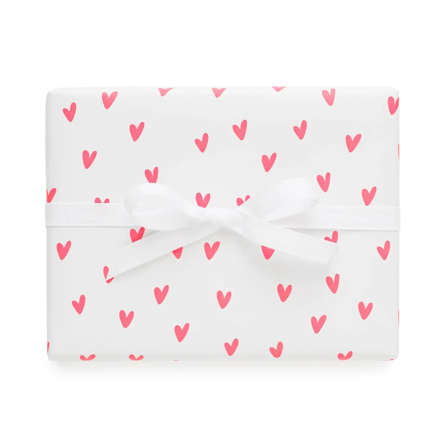 Pink Heart Gift Wrap