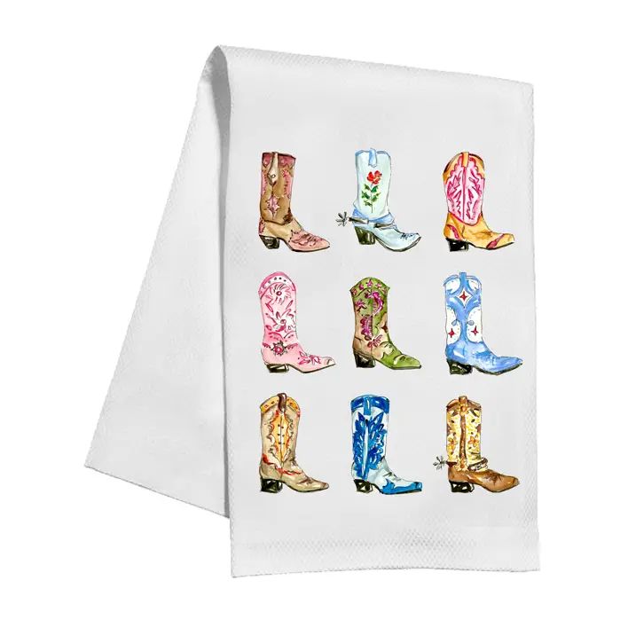 Cowboy Boot Kitchen Towel