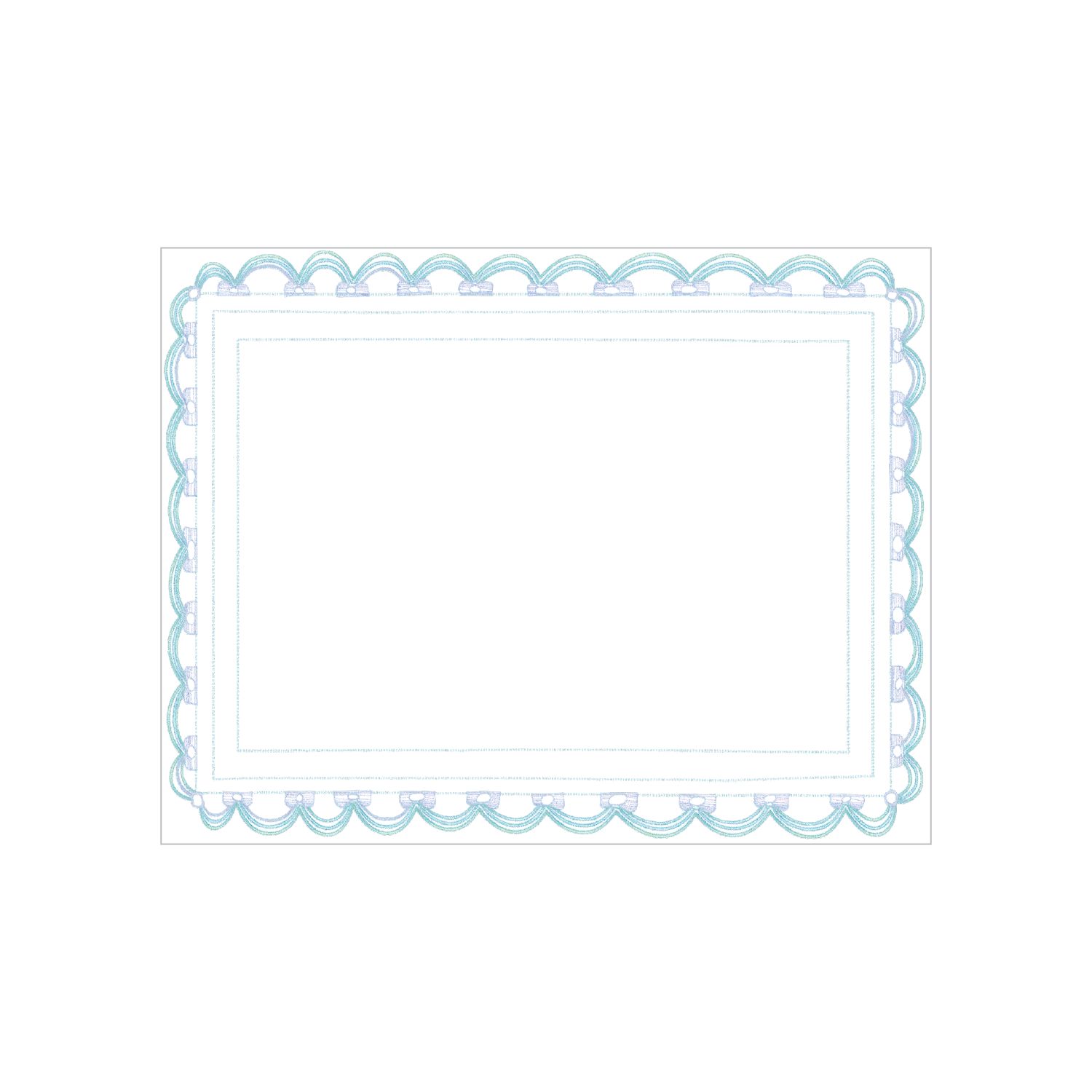 Blue Scallop Notecards