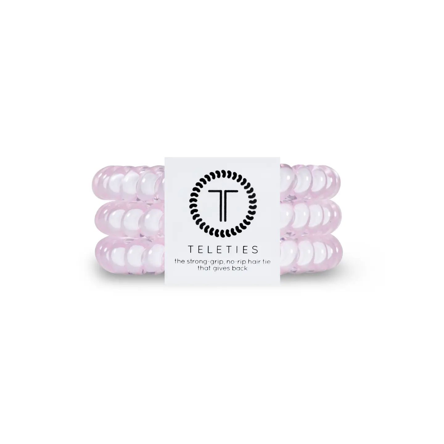 Small Hair Coils - Rose Water Pink