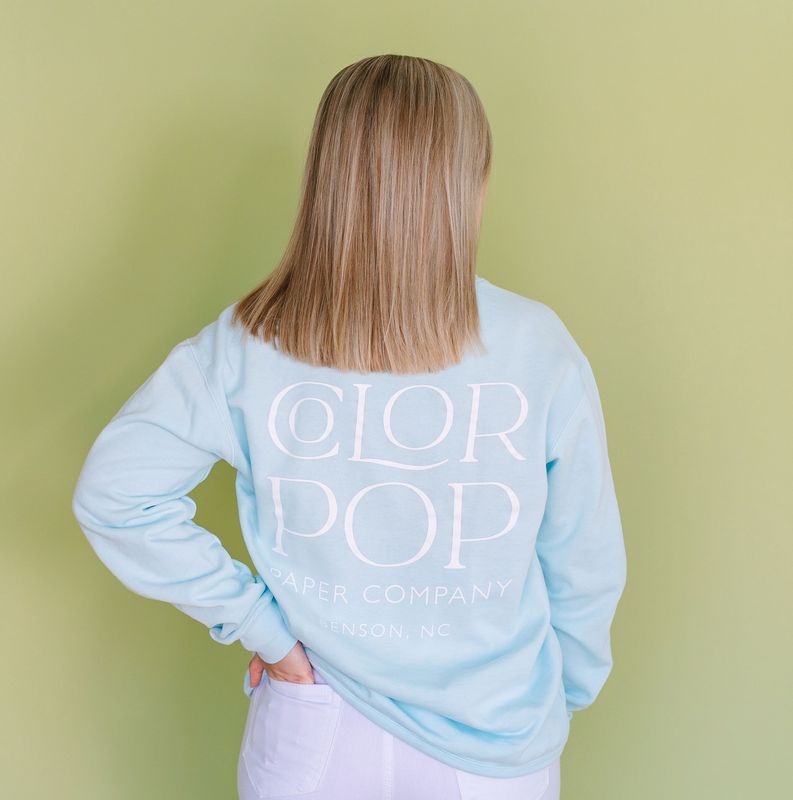 ColorPop Crewneck - Blue