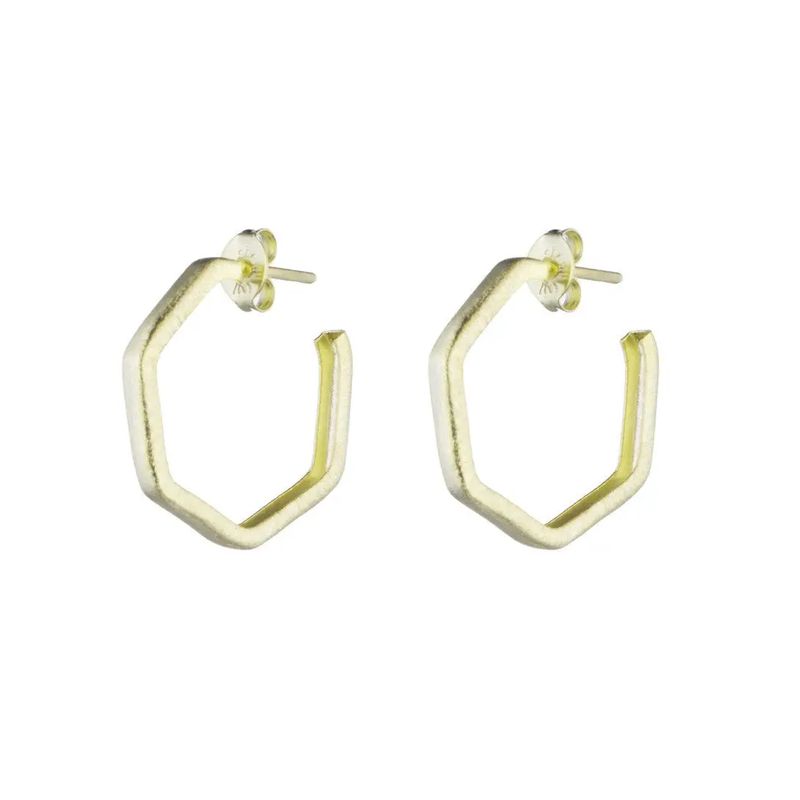 Lure Hoop Earrings - 18k Gold Plated