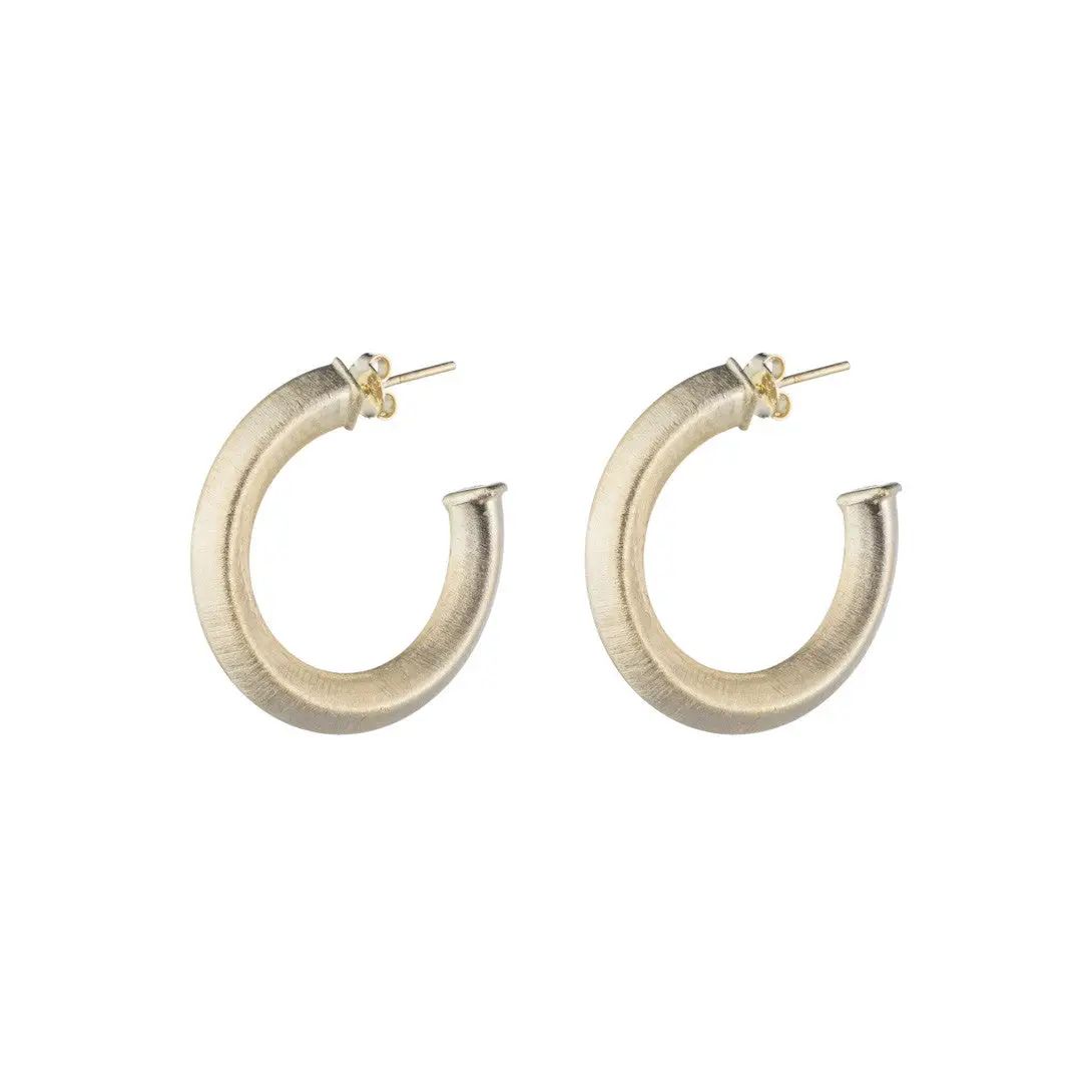 Cleo Hoop Earrings - 18k Gold Plated