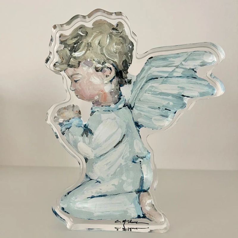 Tiny Wings Boy Acrylic Block