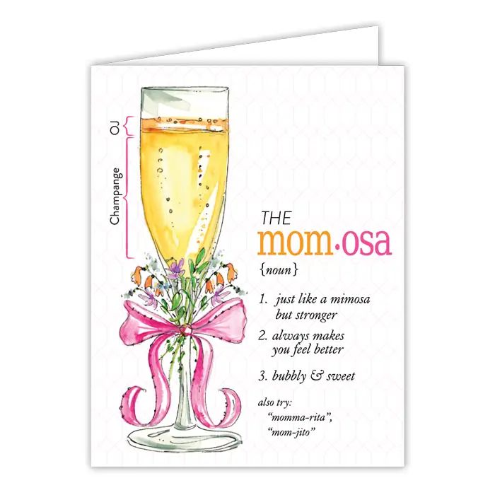 Mom-osa Greeting Card