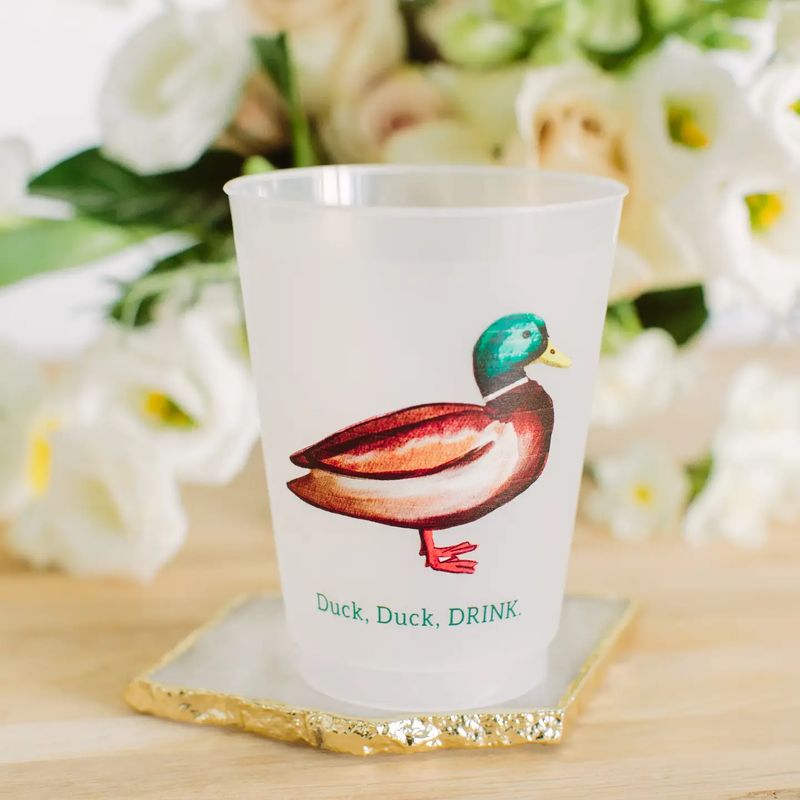 Duck, Duck, Drink - Frosted Cups