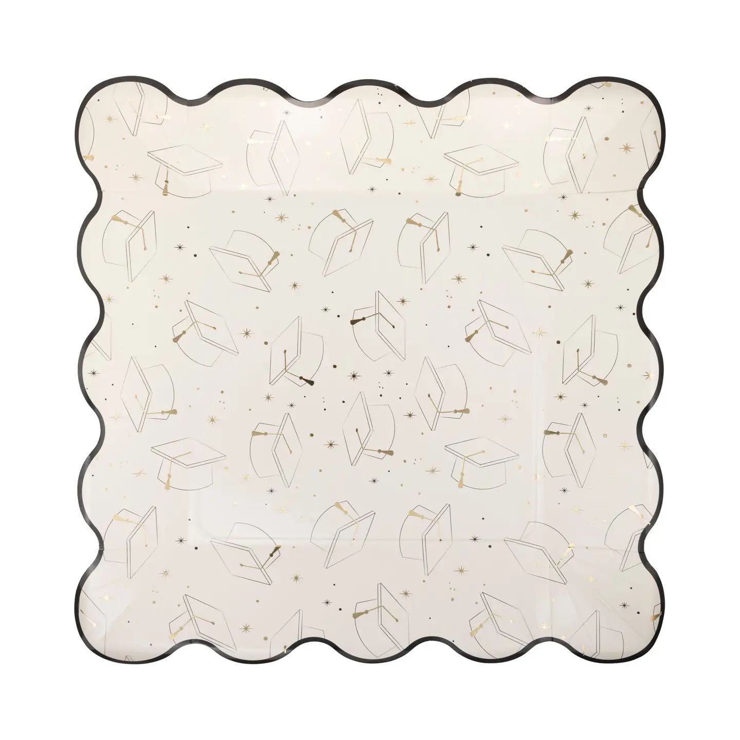 Grad Cap Paper Plates