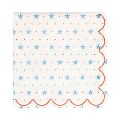 Stars and Stripes Cocktail Napkins