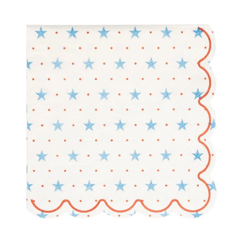 Stars and Stripes Cocktail Napkins