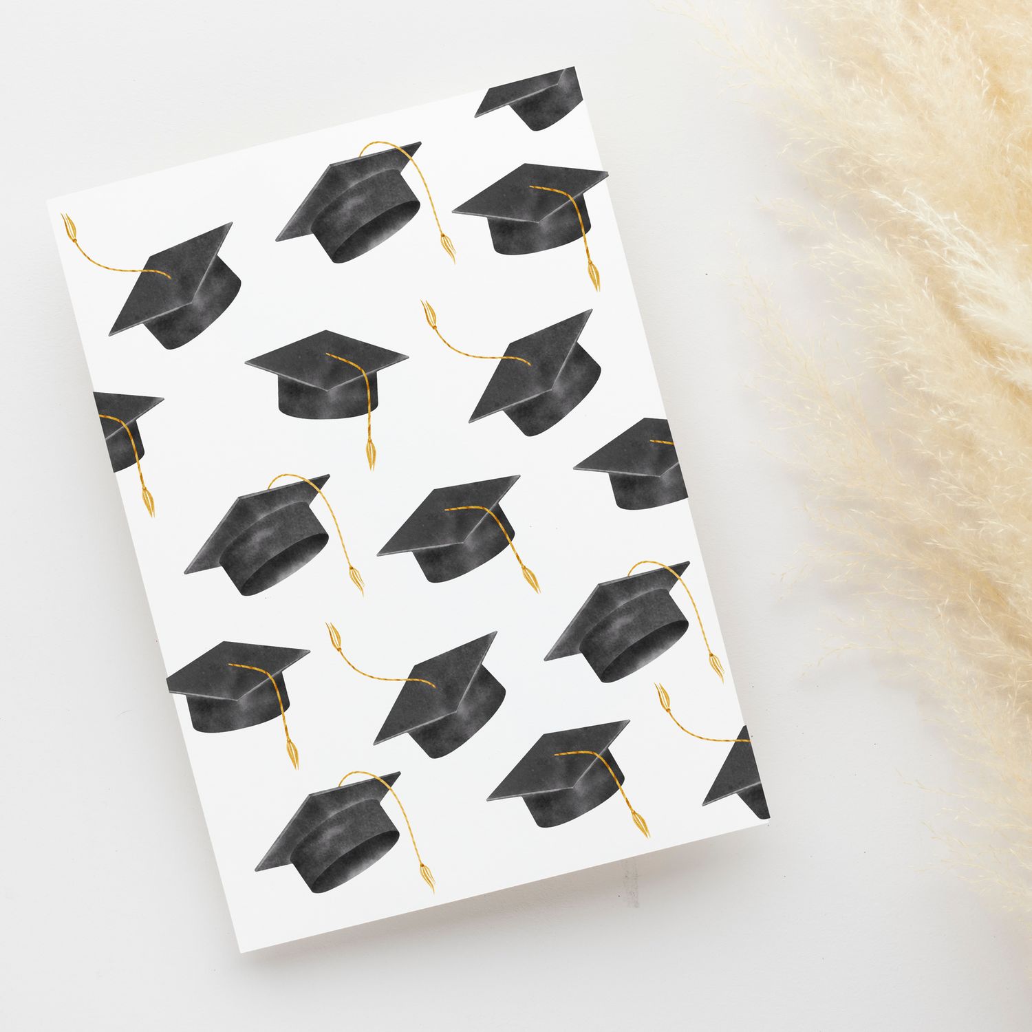 Flying Caps Greeting Card