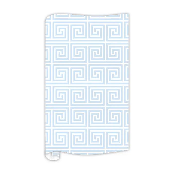 Blue Key Pattern Gift Wrap