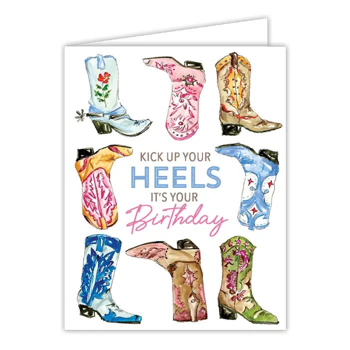 Kick Up Your Heels Greeting Card