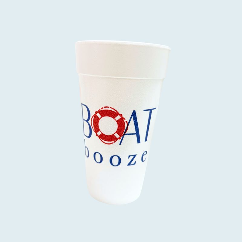 Boat Booze Styrofoam Cups