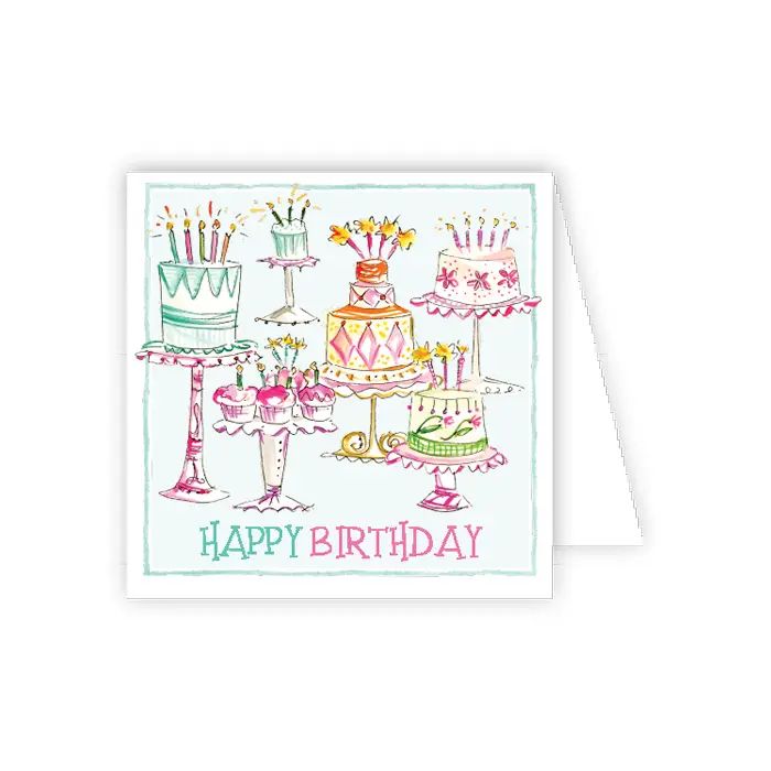 Birthday Cake Enclosure Card