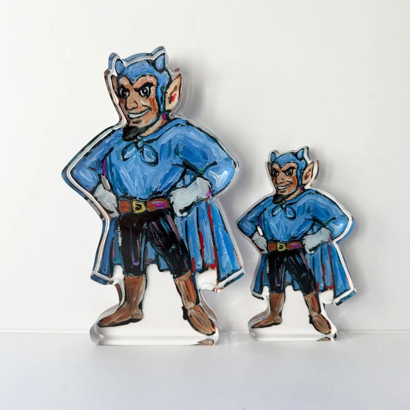 Blue Devil Acrylic Block