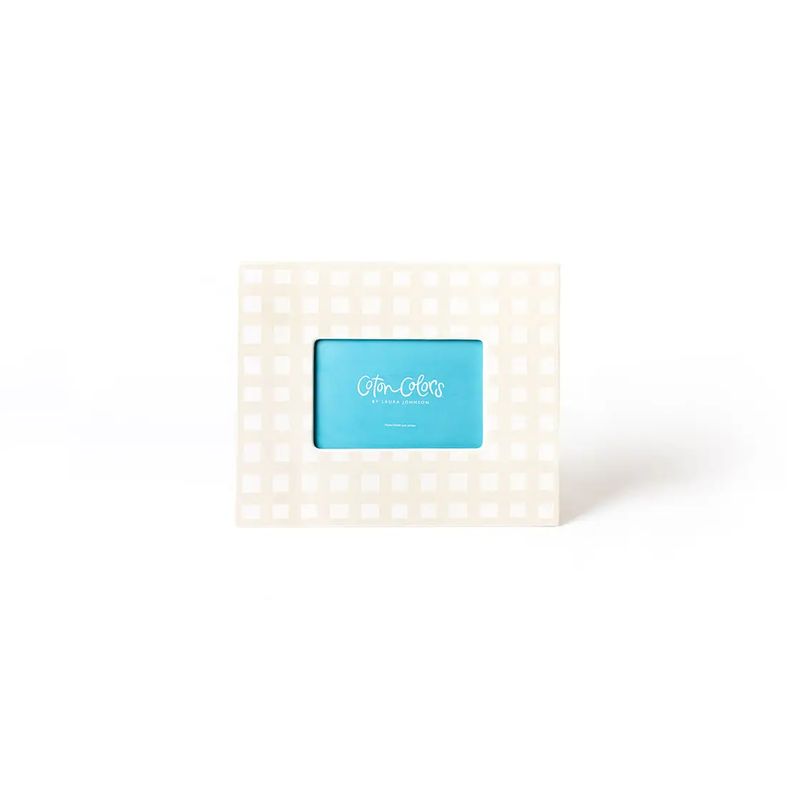 Ecru Gingham Frame