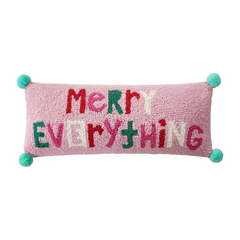 Merry Everything Hook Pillow
