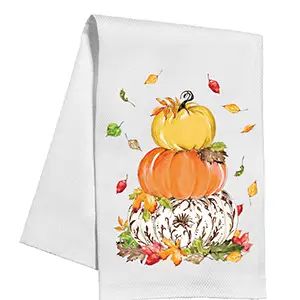 Chinoiserie Pumpkin Kitchen Towel