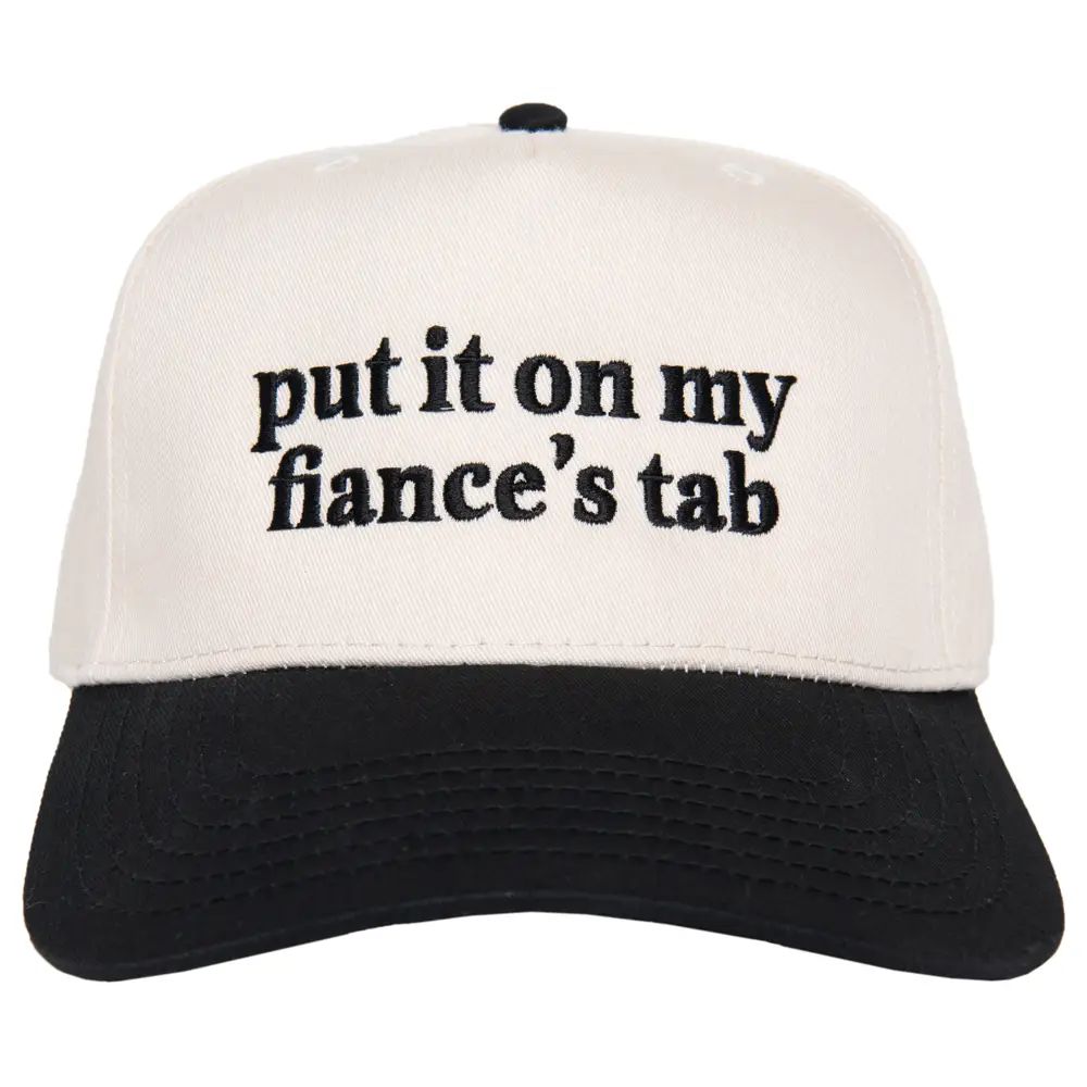 Fiance's Tab Hat - Black