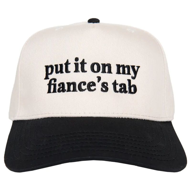 Fiance's Tab Hat - Black