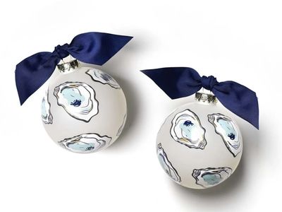 Oyster Glass Ornament