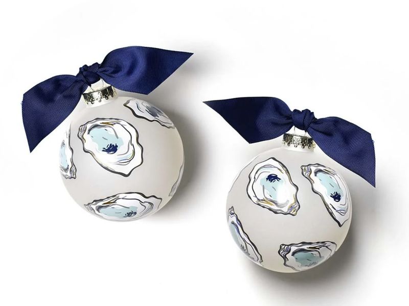 Oyster Glass Ornament