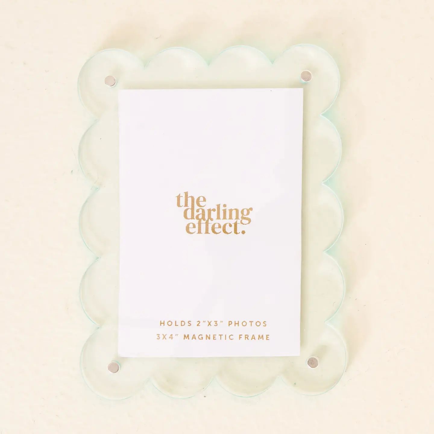 Mini Acrylic Frame Magnet - Pale Blue