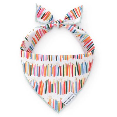 Birthday Candles Dog Bandana