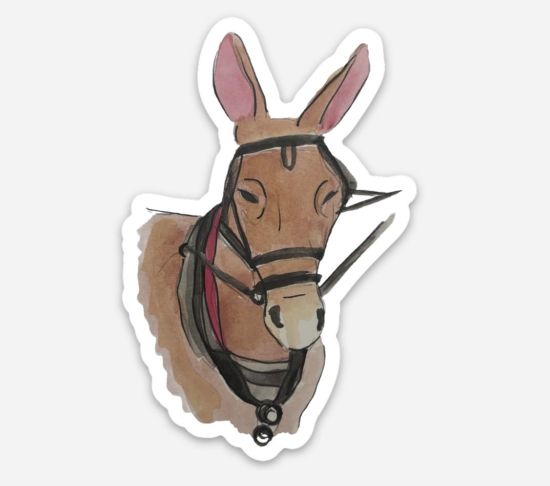 Mule Sticker