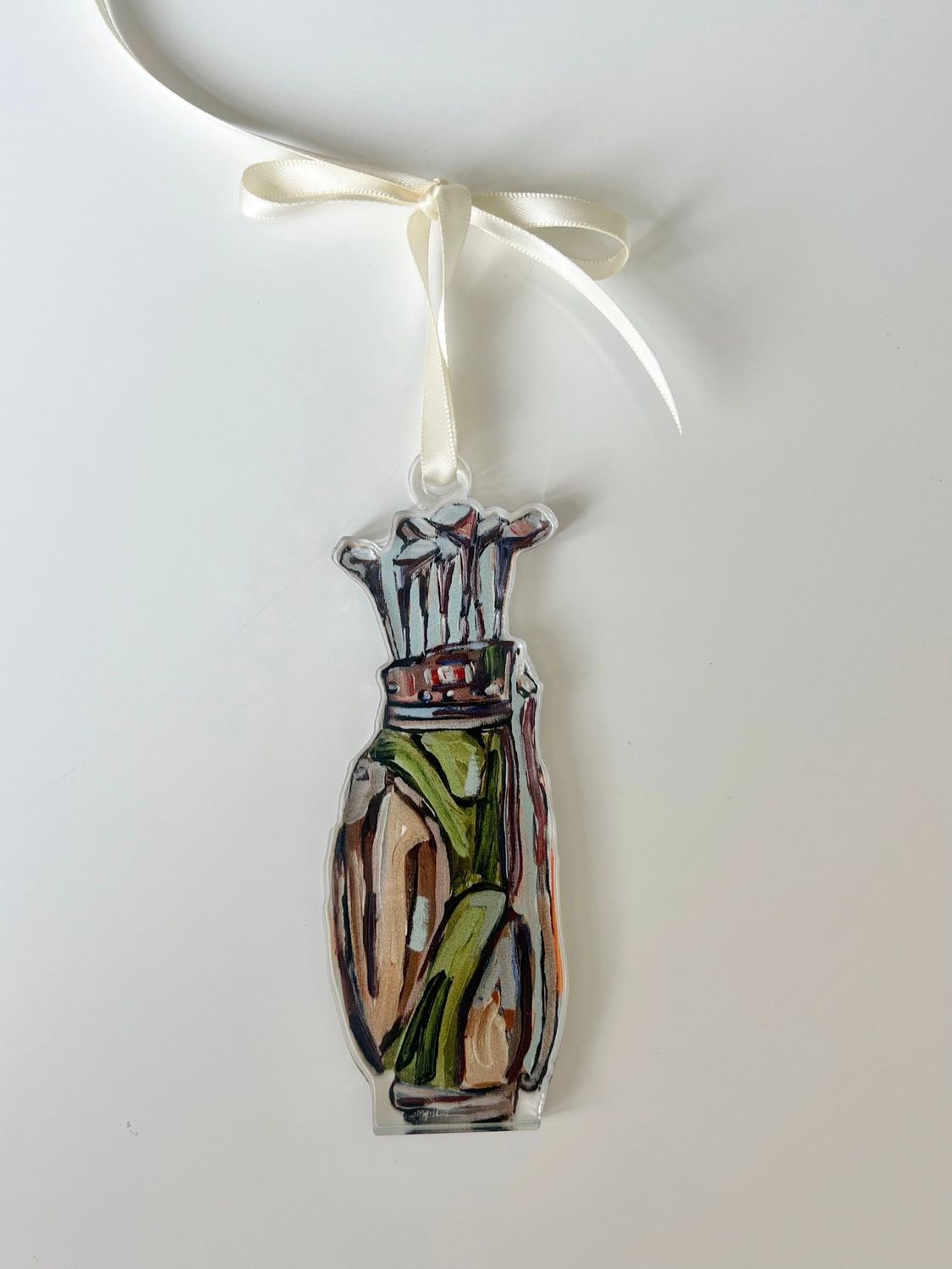 Golf Clubs Acrylic Ornament