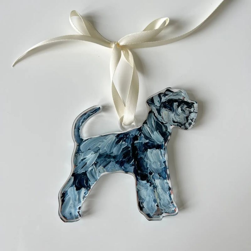 Schnauzer Acrylic Ornament