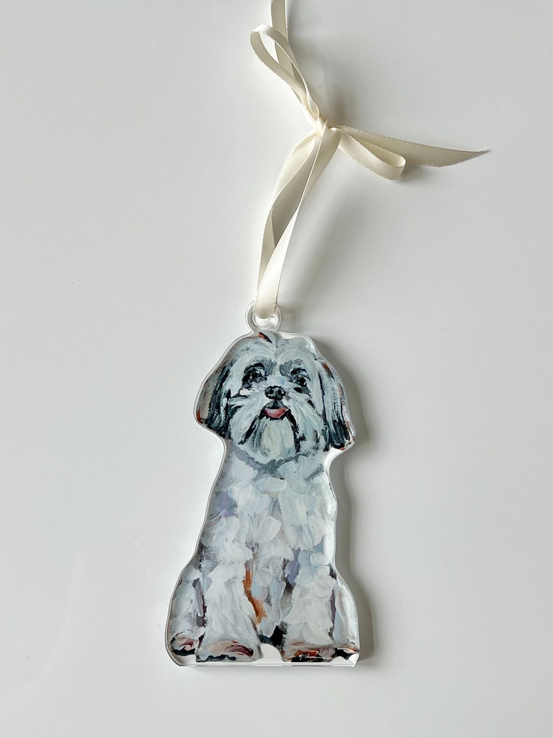 Shih Tzu Acrylic Ornament