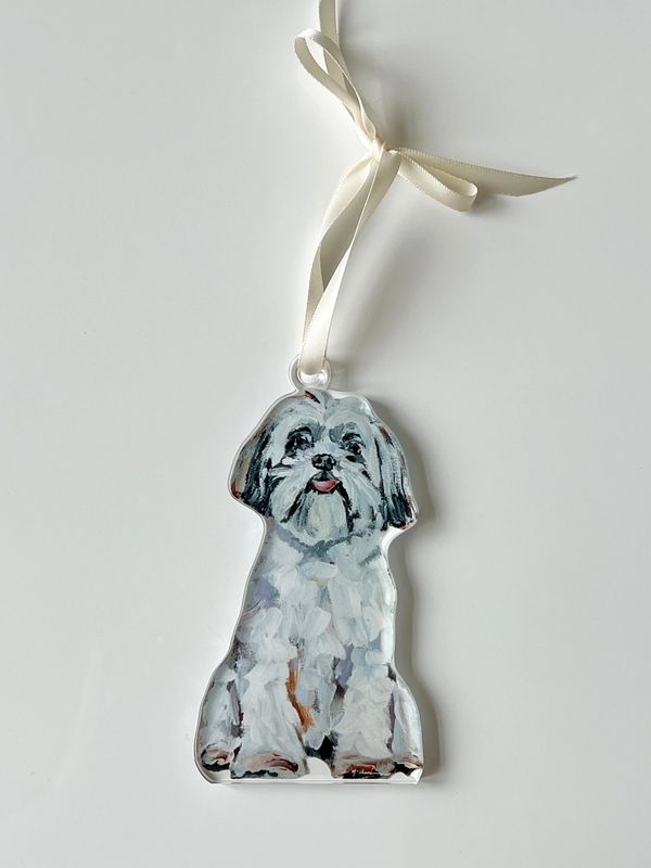 Shih Tzu Acrylic Ornament
