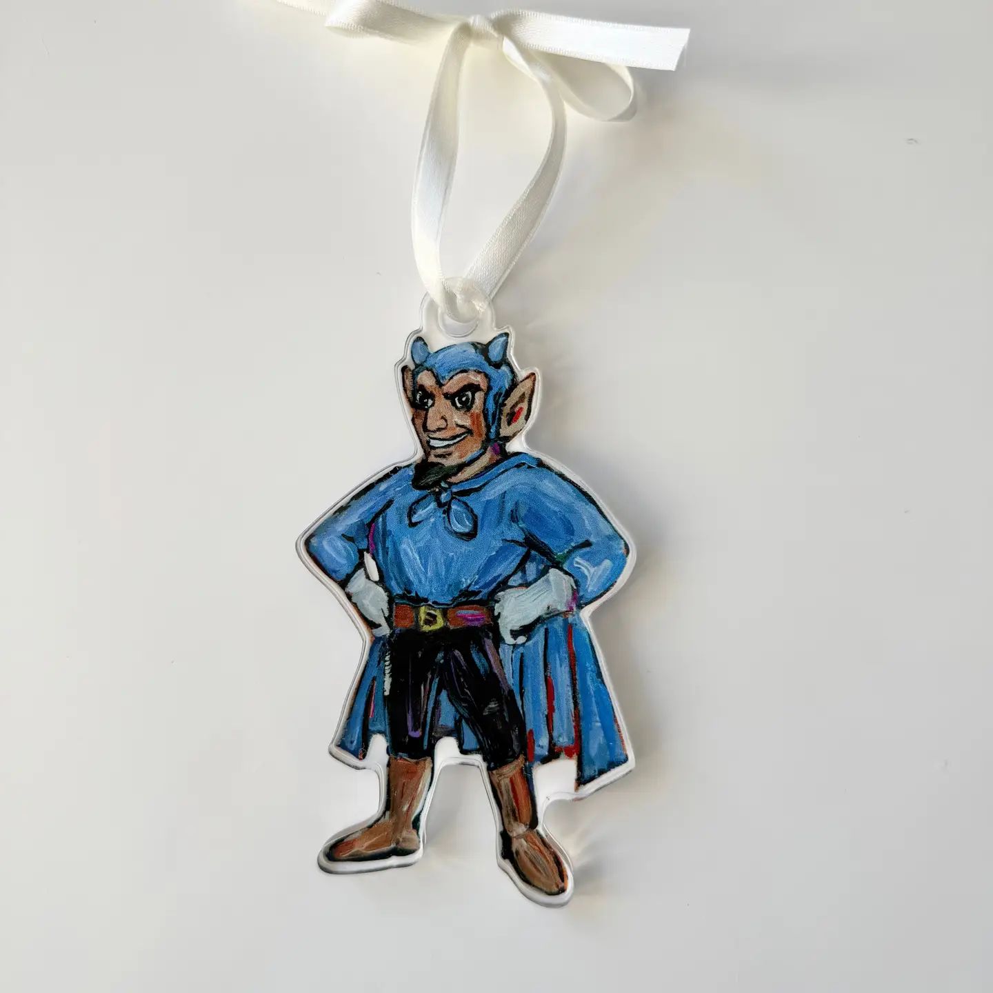 Blue Devil Acrylic Ornament