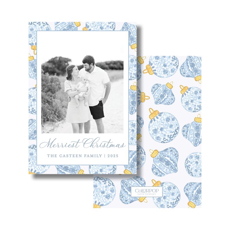 Chinoiserie Ornament Card