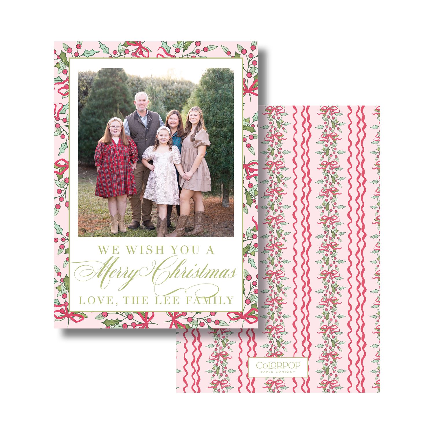 Mistletoe Christmas Card