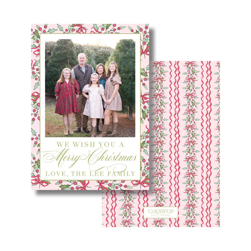 Mistletoe Christmas Card