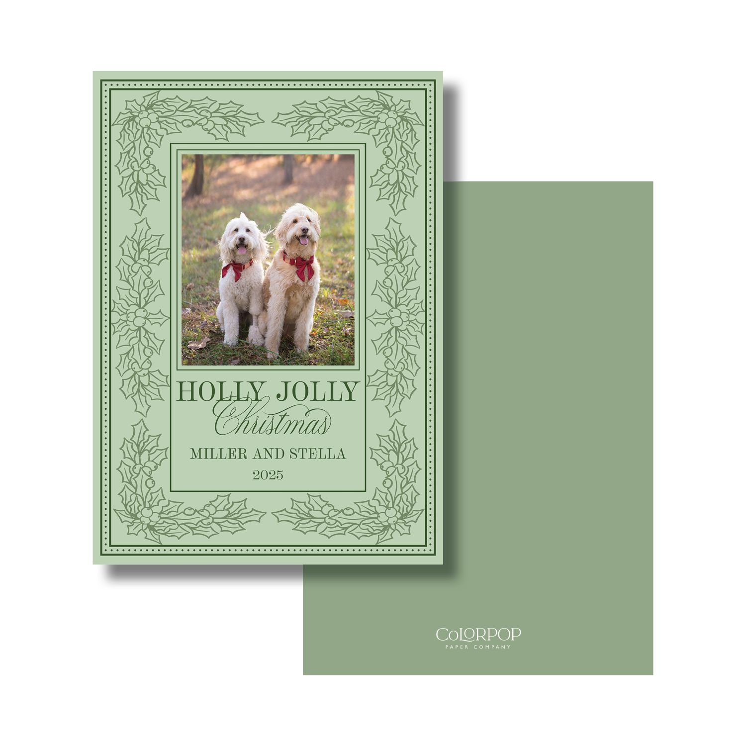Holly Jolly Christmas Card