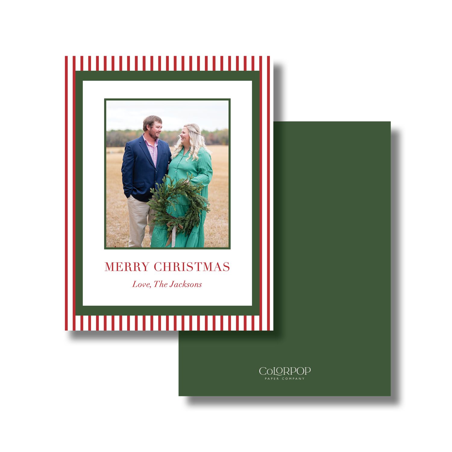 Candy Cane Christmas Cards