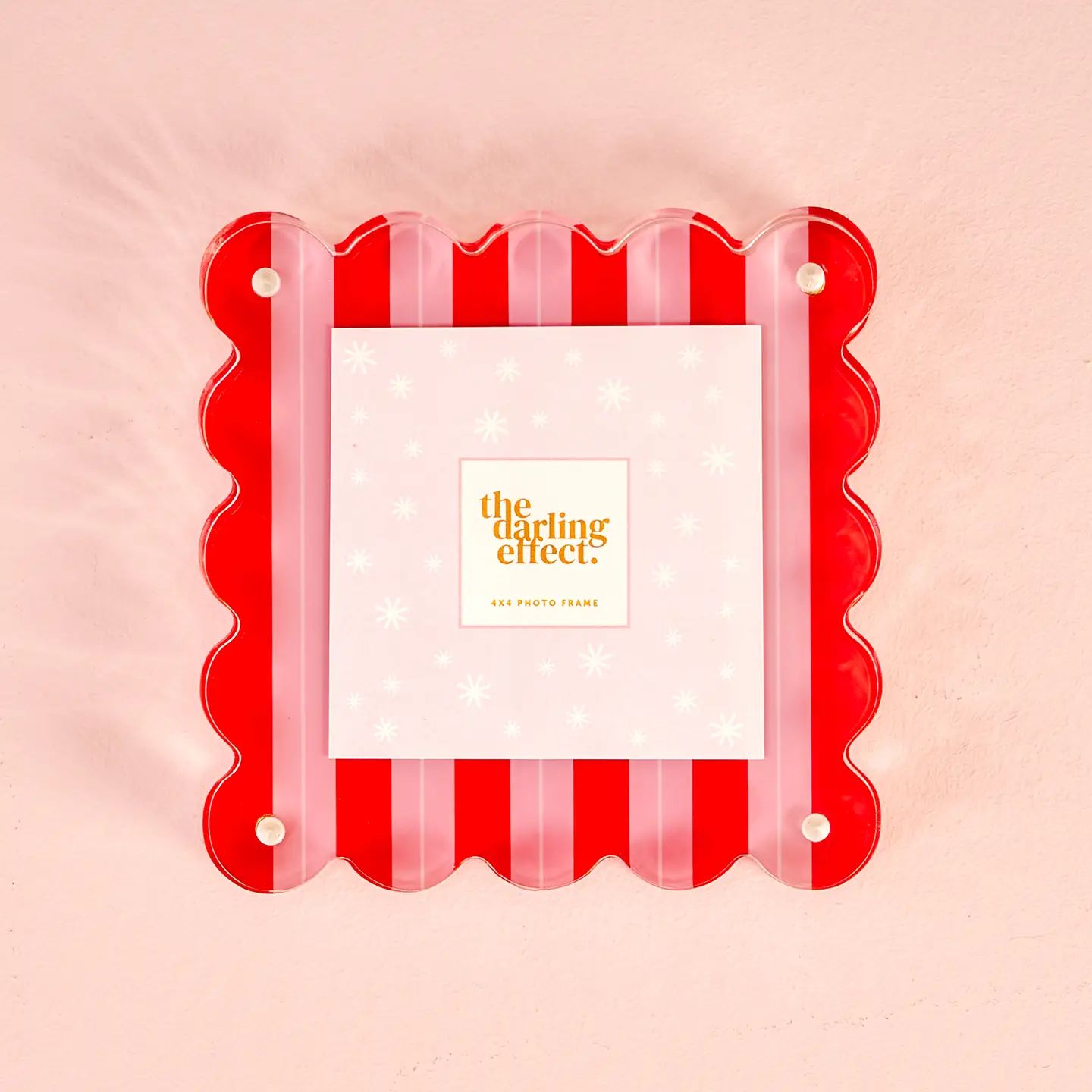Square Scalloped Peppermint Frame