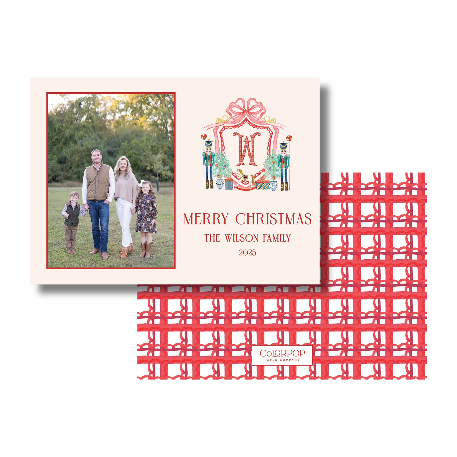 Red Nutcracker Christmas Cards