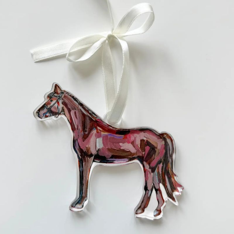 Horse Acrylic Ornament