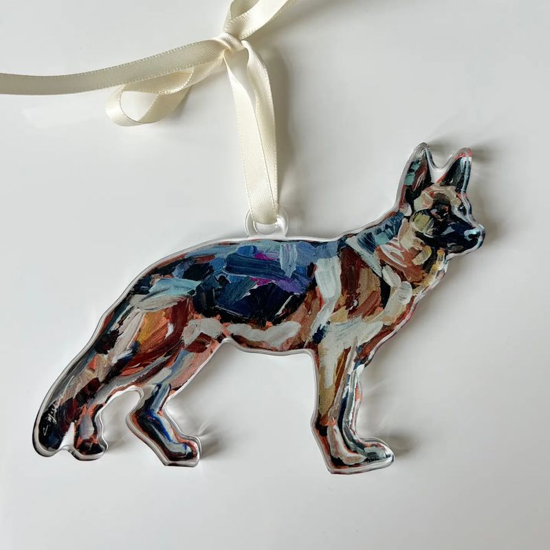 German Shepherd Acrylic Ornament