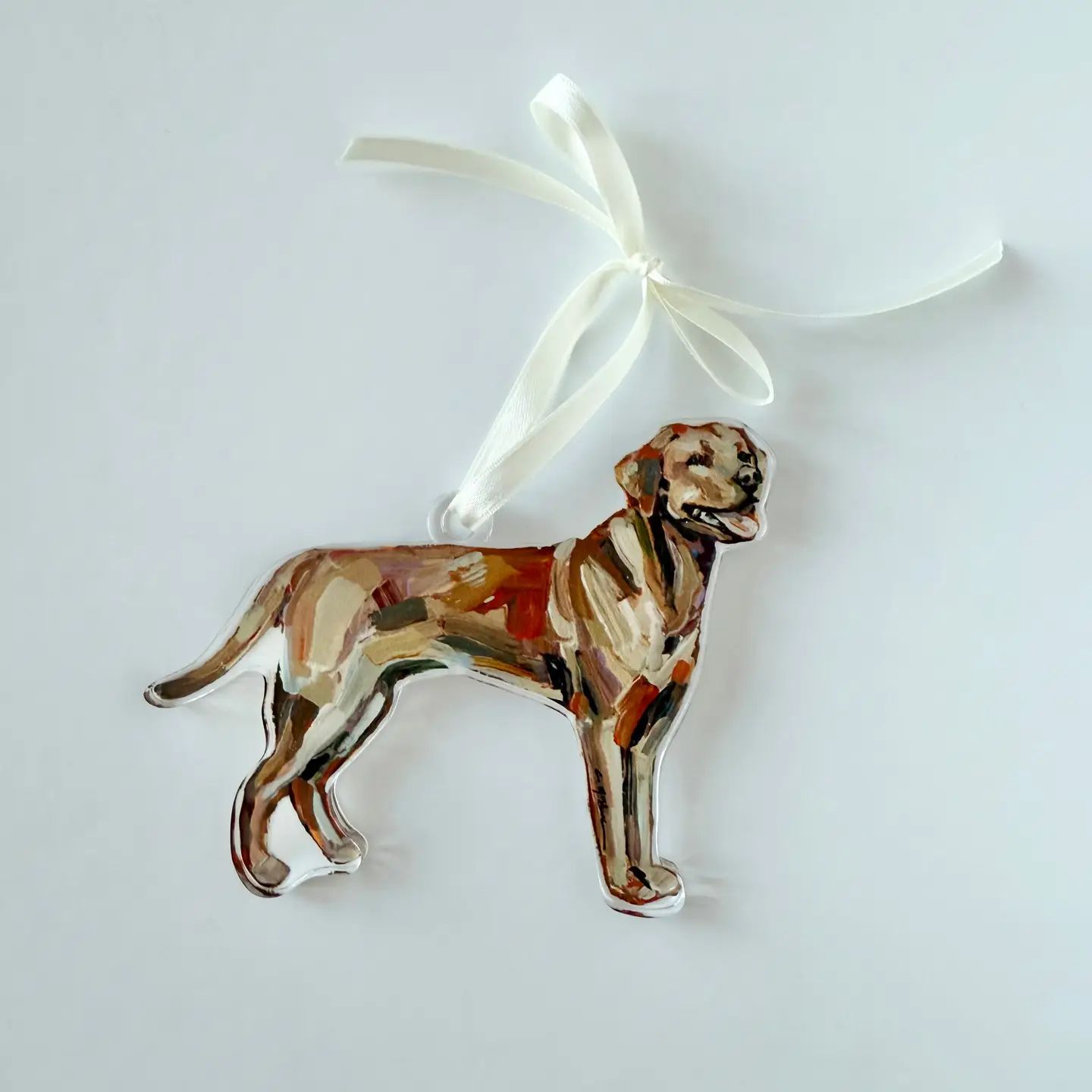 Red Fox Lab Acrylic Ornament
